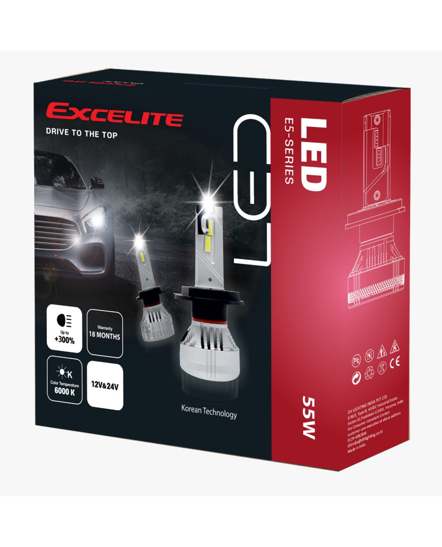 EXCELITE LED LAMP H7 6000K (E7)